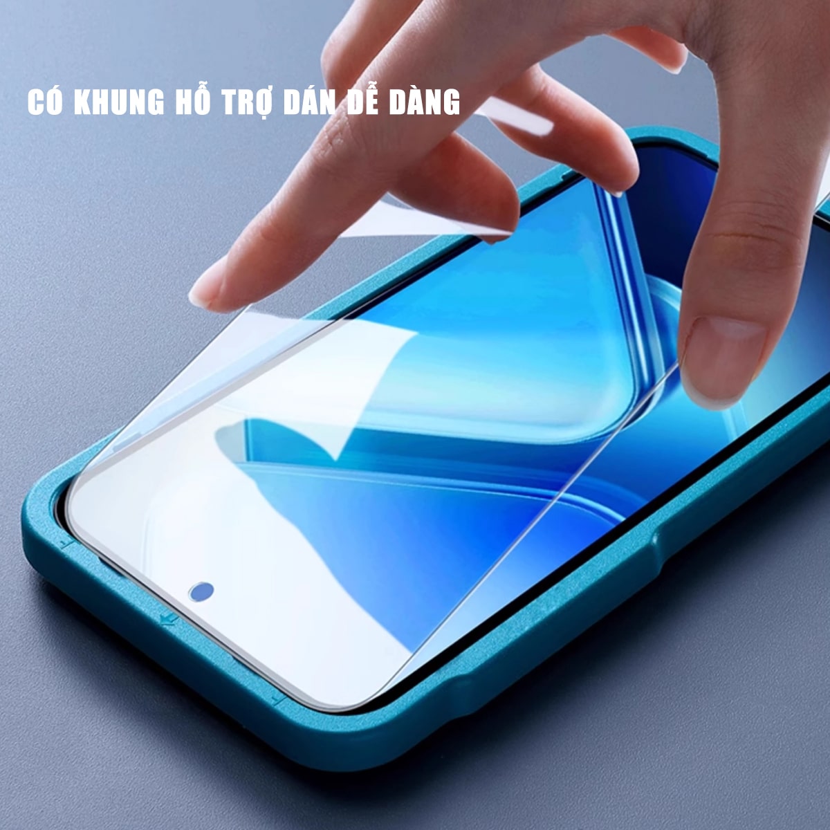 Kính cường lực Vivo iQOO Z10 Turbo Plus trong suốt full màn hình chính hãng Smart Devil