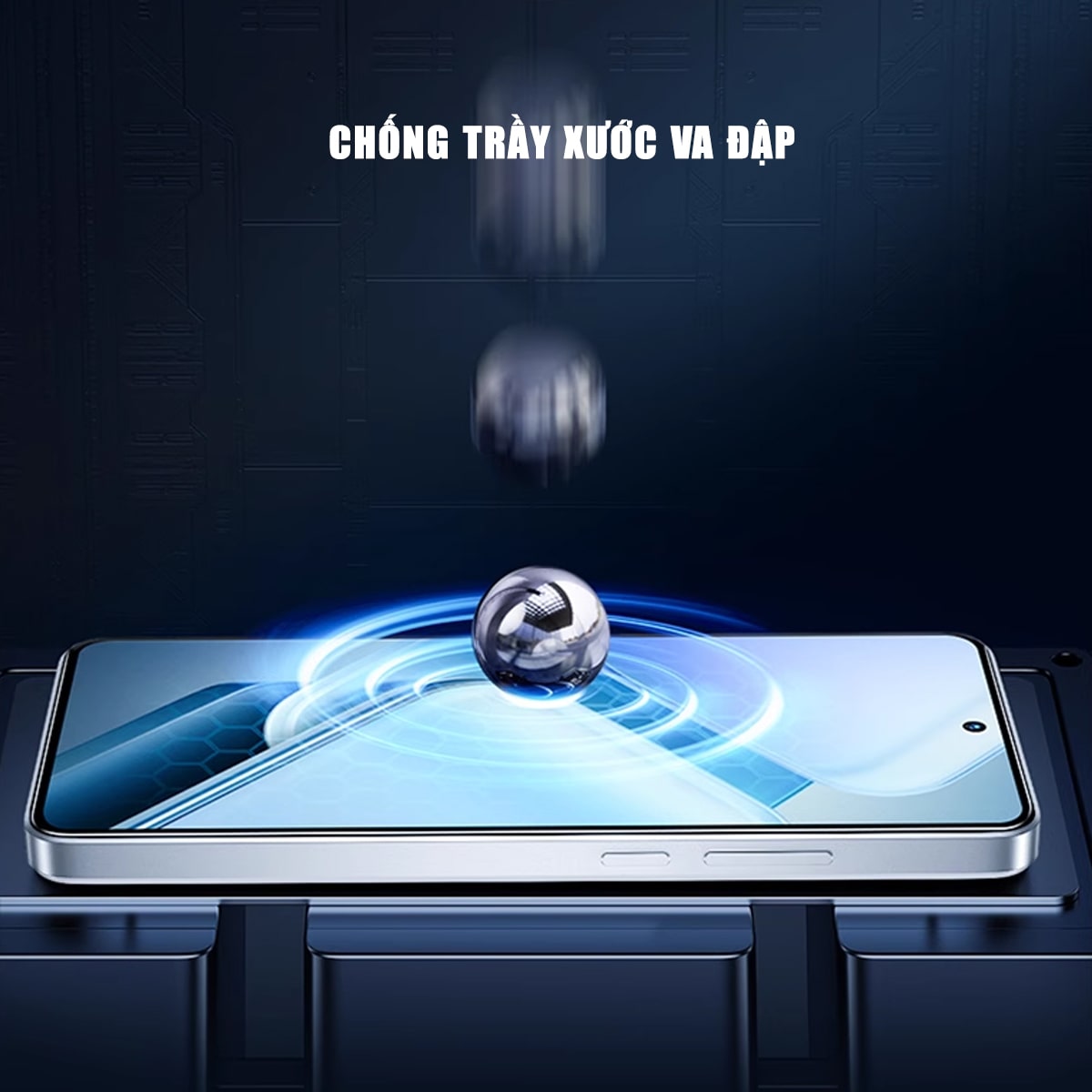 Kính cường lực Vivo iQOO Z10 Turbo Plus trong suốt full màn hình chính hãng Smart Devil