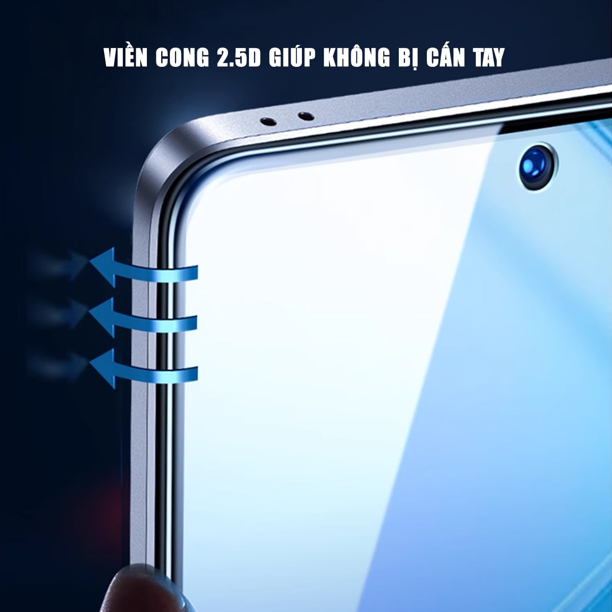 Kính cường lực Vivo iQOO Z10 Turbo Plus trong suốt full màn hình chính hãng Smart Devil