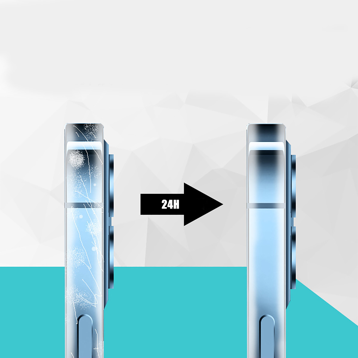 2 bộ dán viền Iphone 16 Pro PPF dẻo trong suốt tự phục hồi vết xước