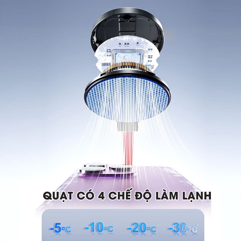 Quạt tản nhiệt điện thoại máy tính bảng sò lạnh nước từ tính XL36 PRO AI 36W hiệu năng cao đóng băng full mặt