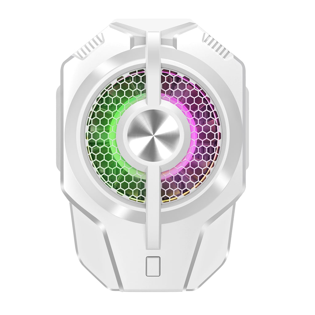 Quạt tản nhiệt điện thoại sò lạnh S21 màu trắng giá rẻ giảm nhiệt nhanh hỗ trợ tăng FPS Gaming Liên Quân PUBG FF