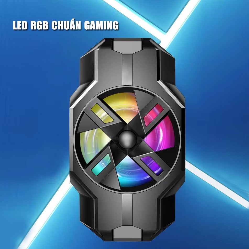 Quạt tản nhiệt điện thoại sò lạnh S3 màu trắng giá rẻ giảm nhiệt nhanh hỗ trợ tăng FPS Gaming Liên Quân PUBG FF