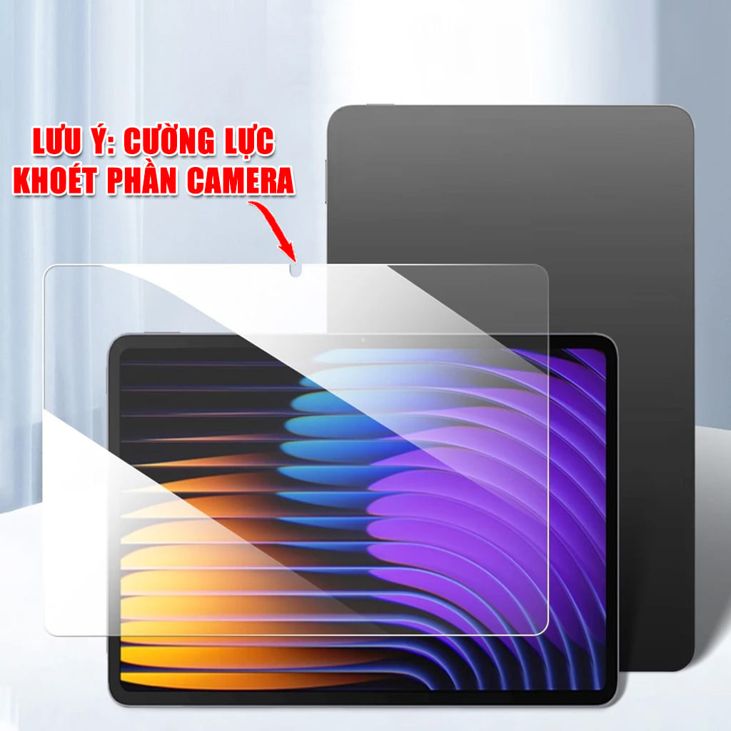 Kính cường lực Xiaomi Pad 7S Pro full màn hình chính hãng Smart Devil có khung hỗ trợ dán