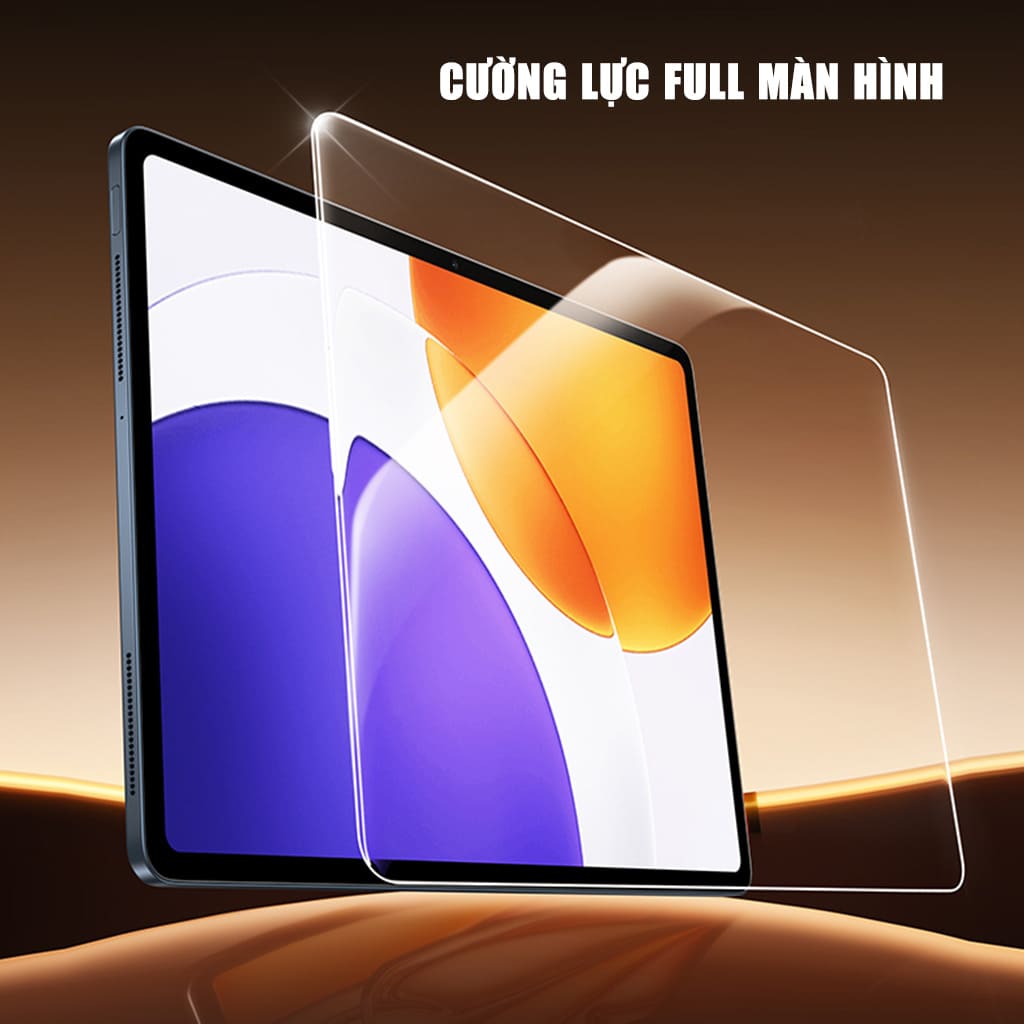 Kính cường lực Xiaomi Pad 7S Pro full màn hình chính hãng Smart Devil có khung hỗ trợ dán