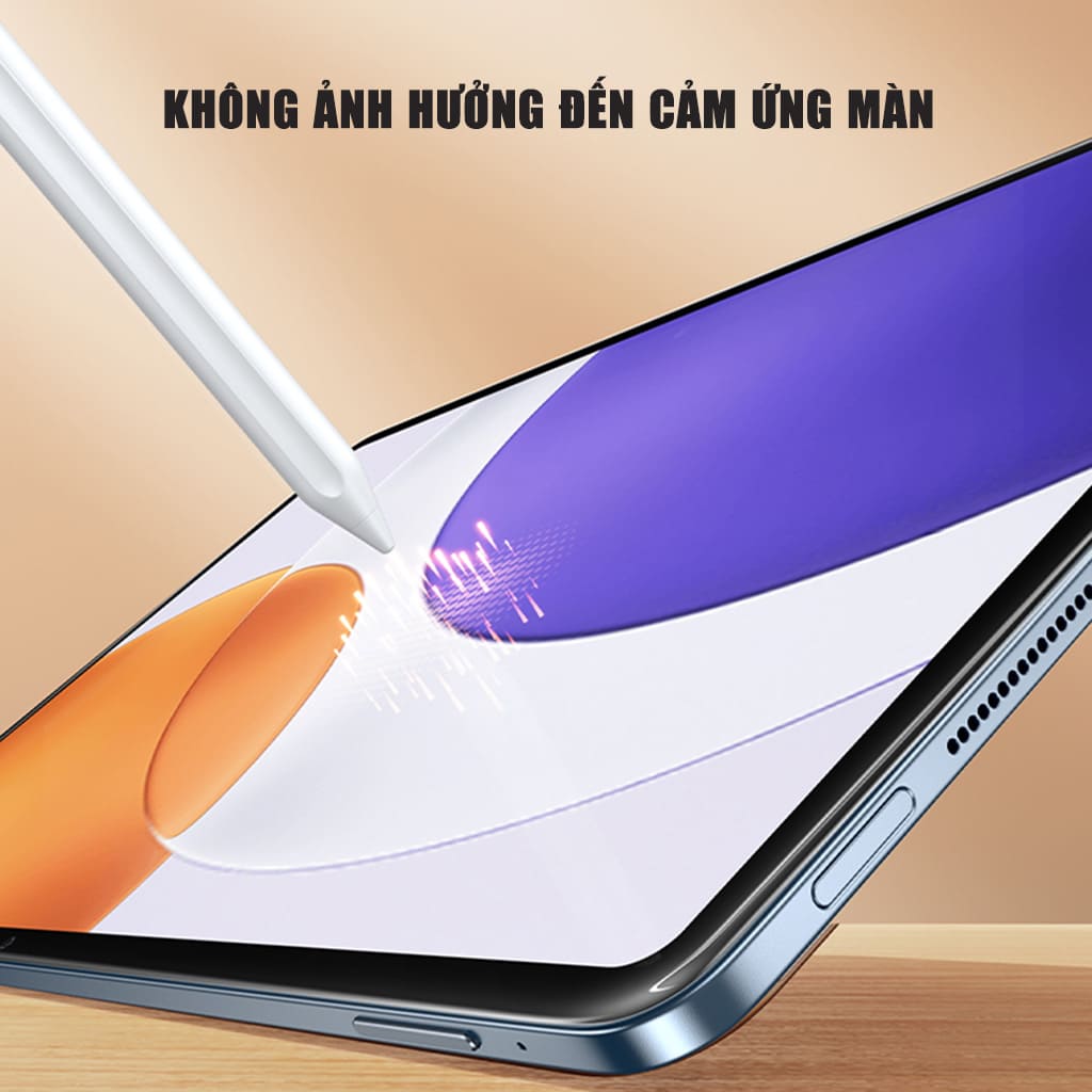 Kính cường lực Xiaomi Pad 7S Pro full màn hình chính hãng Smart Devil có khung hỗ trợ dán