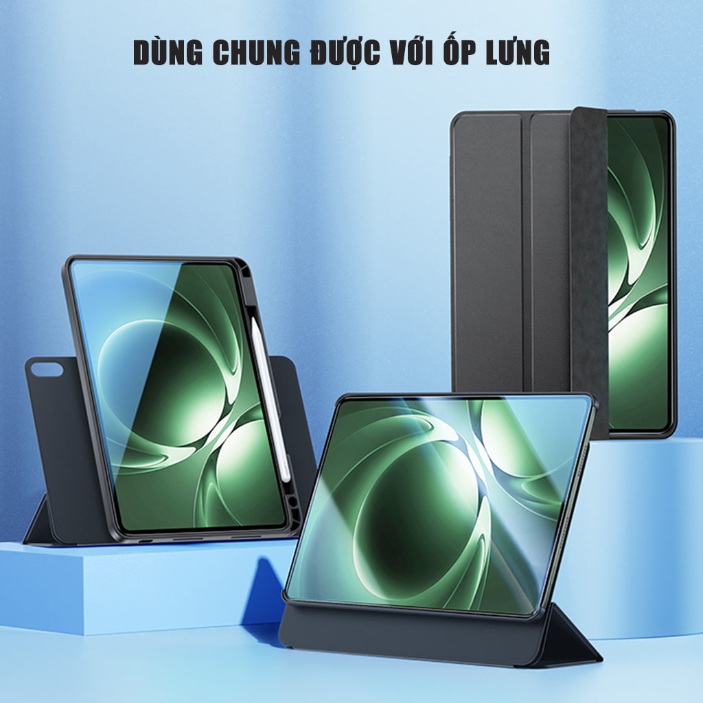 Kính cường lực Xiaomi Redmi Pad 2 full màn hình chính hãng Smart Devil có khung hỗ trợ dán