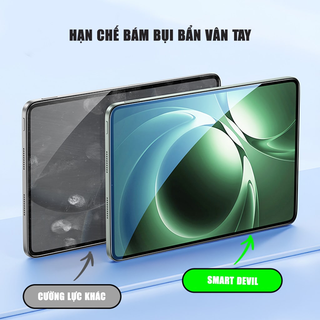 Kính cường lực Xiaomi Redmi K Pad full màn hình chính hãng Smart Devil có khung hỗ trợ dán