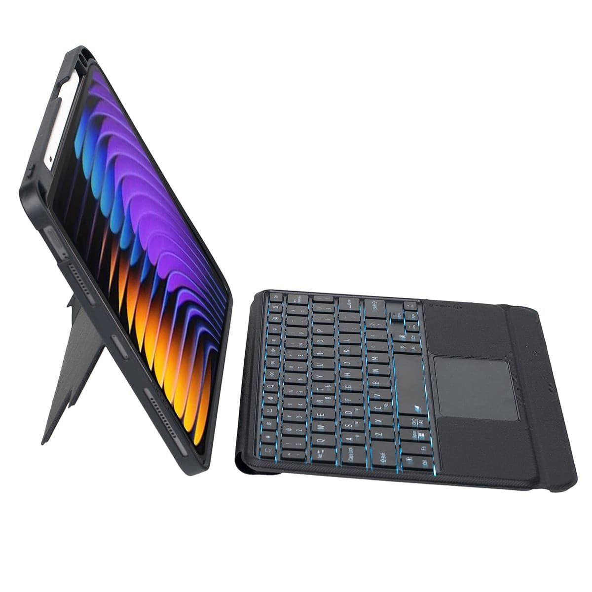 Ốp lưng Xiaomi Pad 7S Pro bao da cao cấp kèm bàn phím chuột cảm ứng 720 độ tách rời linh hoạt