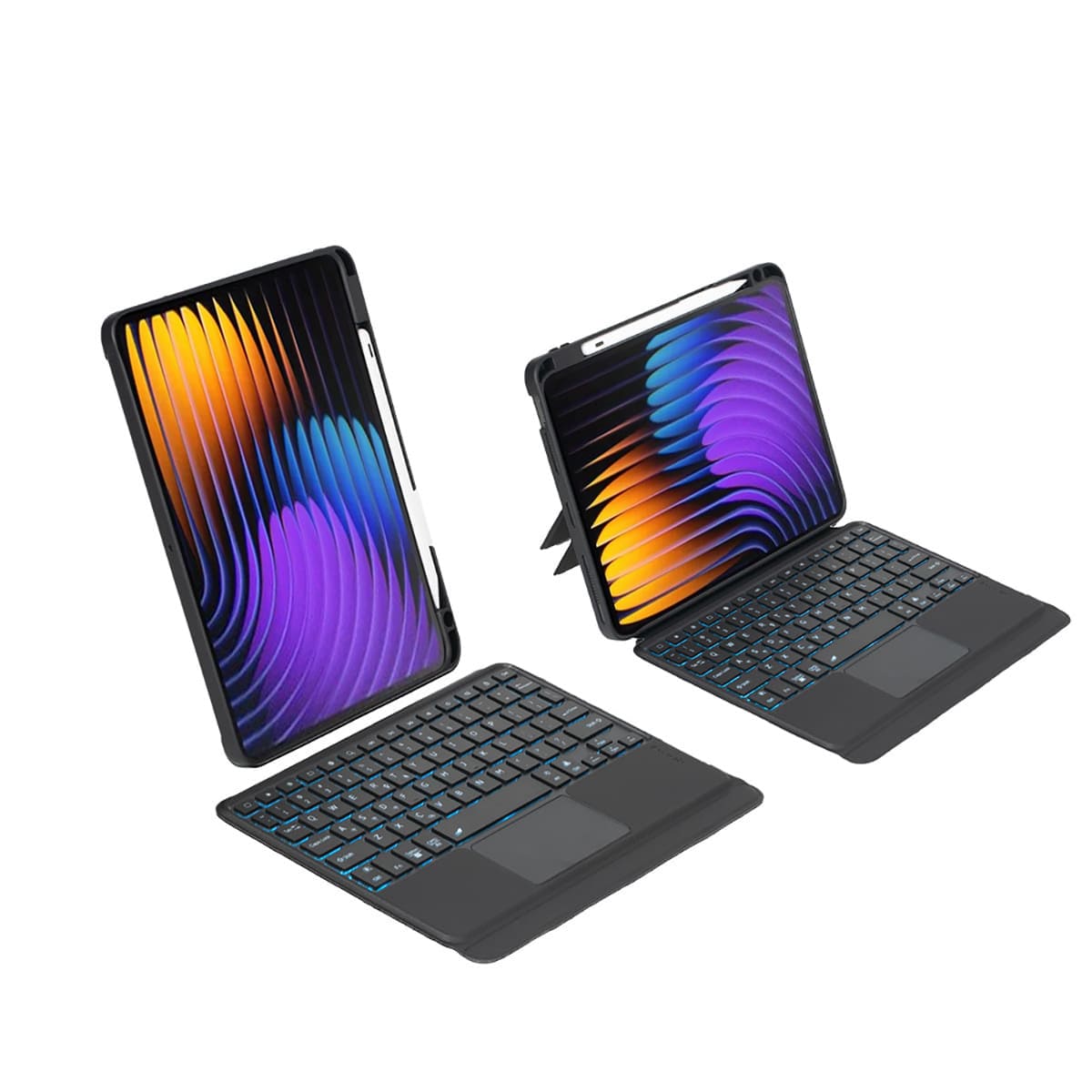 Ốp lưng Xiaomi Pad 7S Pro bao da cao cấp kèm bàn phím chuột cảm ứng 720 độ tách rời linh hoạt