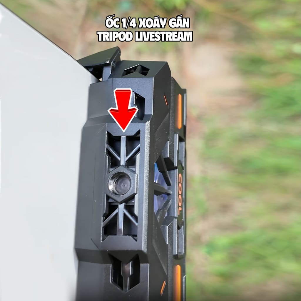 Quạt tản nhiệt điện thoại sò lạnh J42 Led RGB giảm nhiệt nhanh chơi game pubg freefire liên quân mobile
