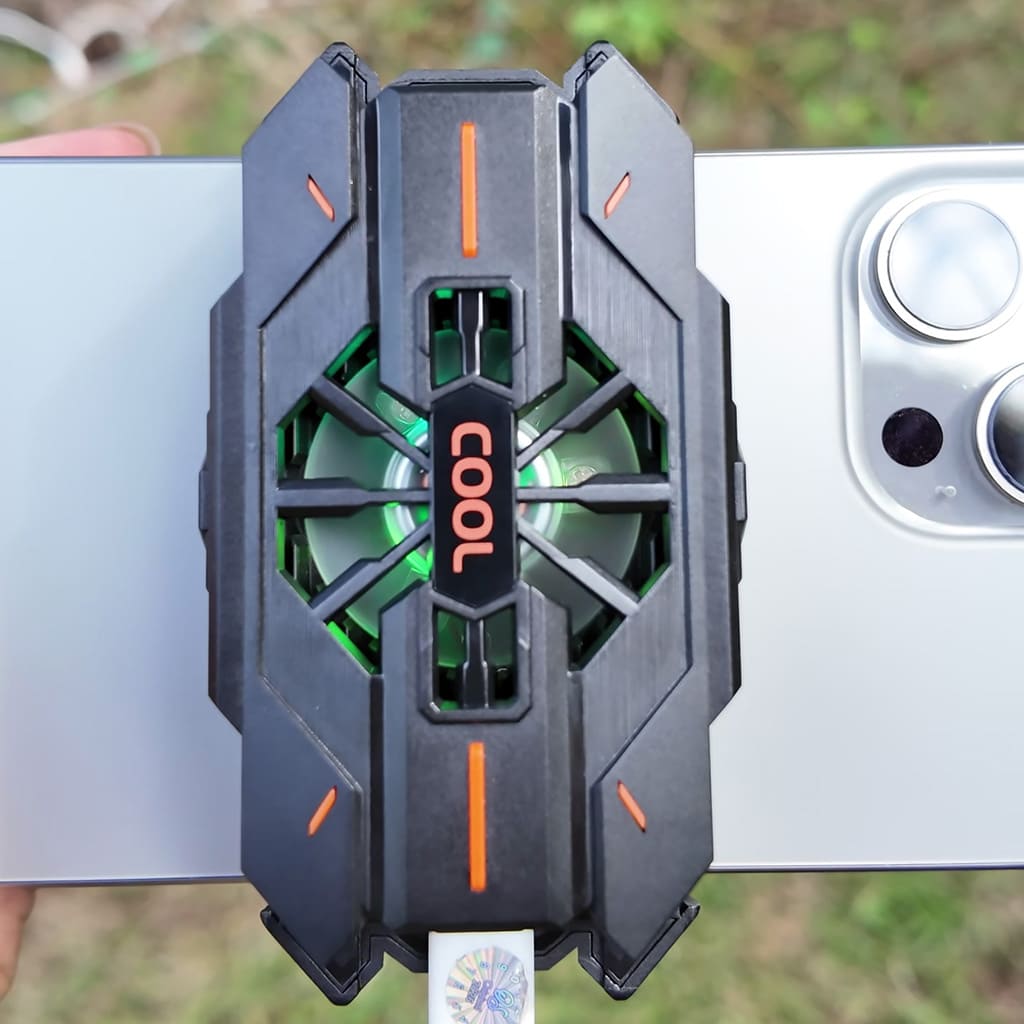 Quạt tản nhiệt điện thoại sò lạnh J42 Led RGB giảm nhiệt nhanh chơi game pubg freefire liên quân mobile