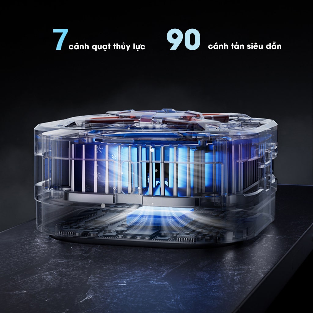 Quạt tản nhiệt điện thoại sò lạnh từ tính có ngàm kẹp rời SL54 SE Led RGB Gaming hỗ trợ tăng FPS Game Mobile Liên Quân Pubg FF