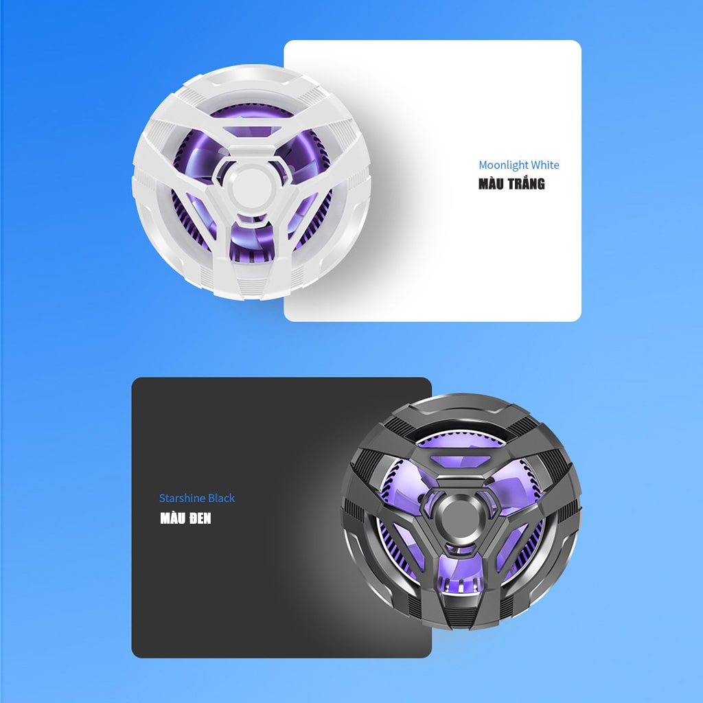Quạt tản nhiệt điện thoại sò lạnh từ tính S25 Pro Led Gaming hỗ trợ tăng FPS Game Mobile Liên Quân Pubg Free Fire