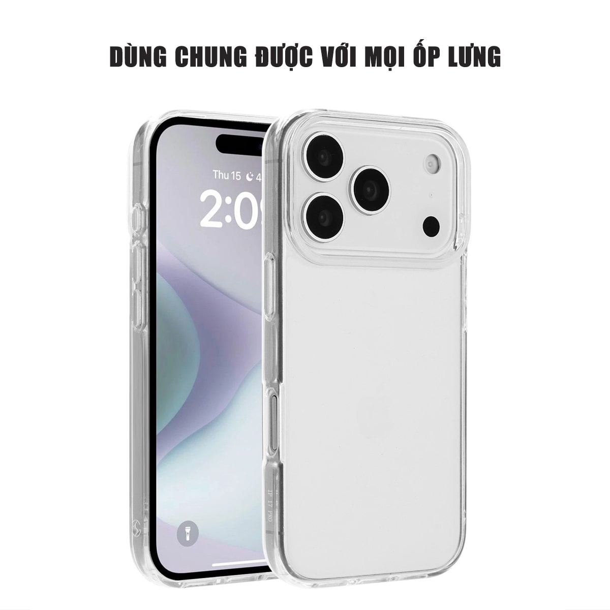 Kính cường lực Iphone 17 Pro trong suốt full màn hình không viền Smart Devil