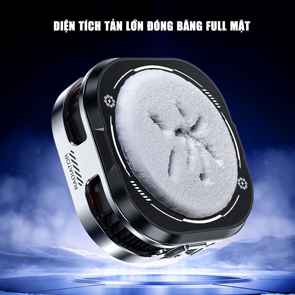 Quạt tản nhiệt điện thoại sò lạnh cao cấp TH16 Pro AI 24W kiểm soát nhiệt thông minh AI Led RGB làm lạnh không tụt FPS khi chơi game PUBG