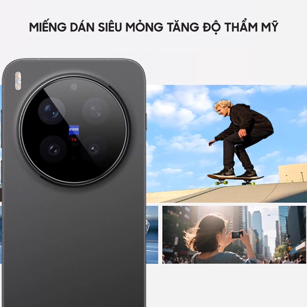 Dán camera Vivo X300 cường lực chống chói AR Anti-Reflection chống trầy xước va đập bảo vệ camera