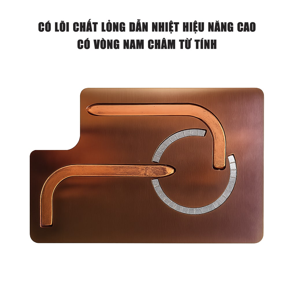 Tấm đồng tản nhiệt từ tính có lõi ống chất lỏng dẫn nhiệt hiệu suất cao Tab 6 Pro dùng cho máy tính bảng quạt tản nhiệt sò lạnh