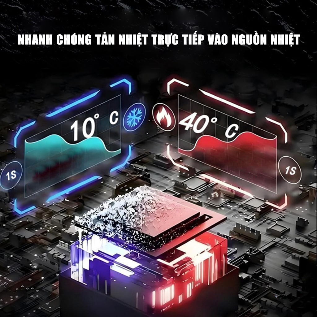 Tấm đồng tản nhiệt từ tính có lõi ống chất lỏng dẫn nhiệt hiệu suất cao Tab 6 Pro dùng cho máy tính bảng quạt tản nhiệt sò lạnh