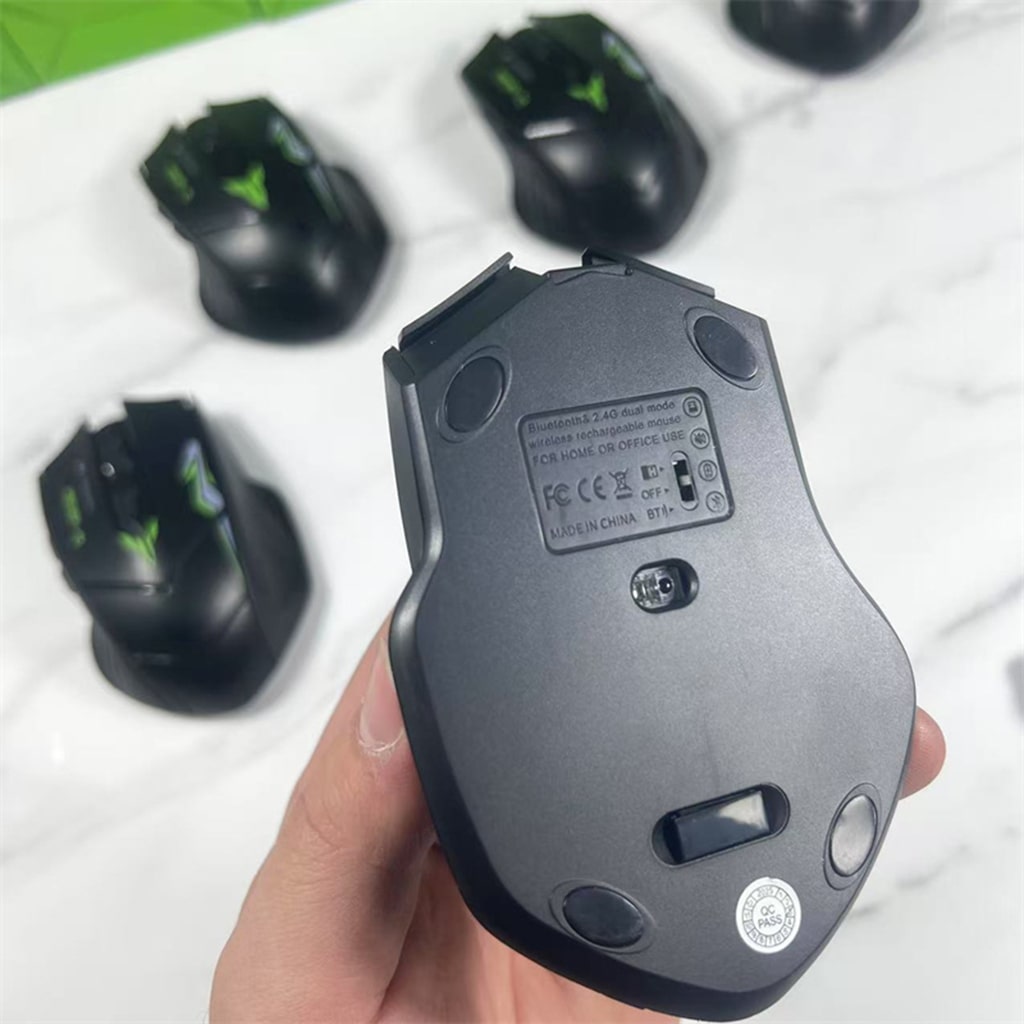 Chuột không dây Bluetooth Wireless 2.4G Z5 Gaming pin sạc 500mAh 6 nút bấm dùng chơi game làm việc máy tính văn phòng