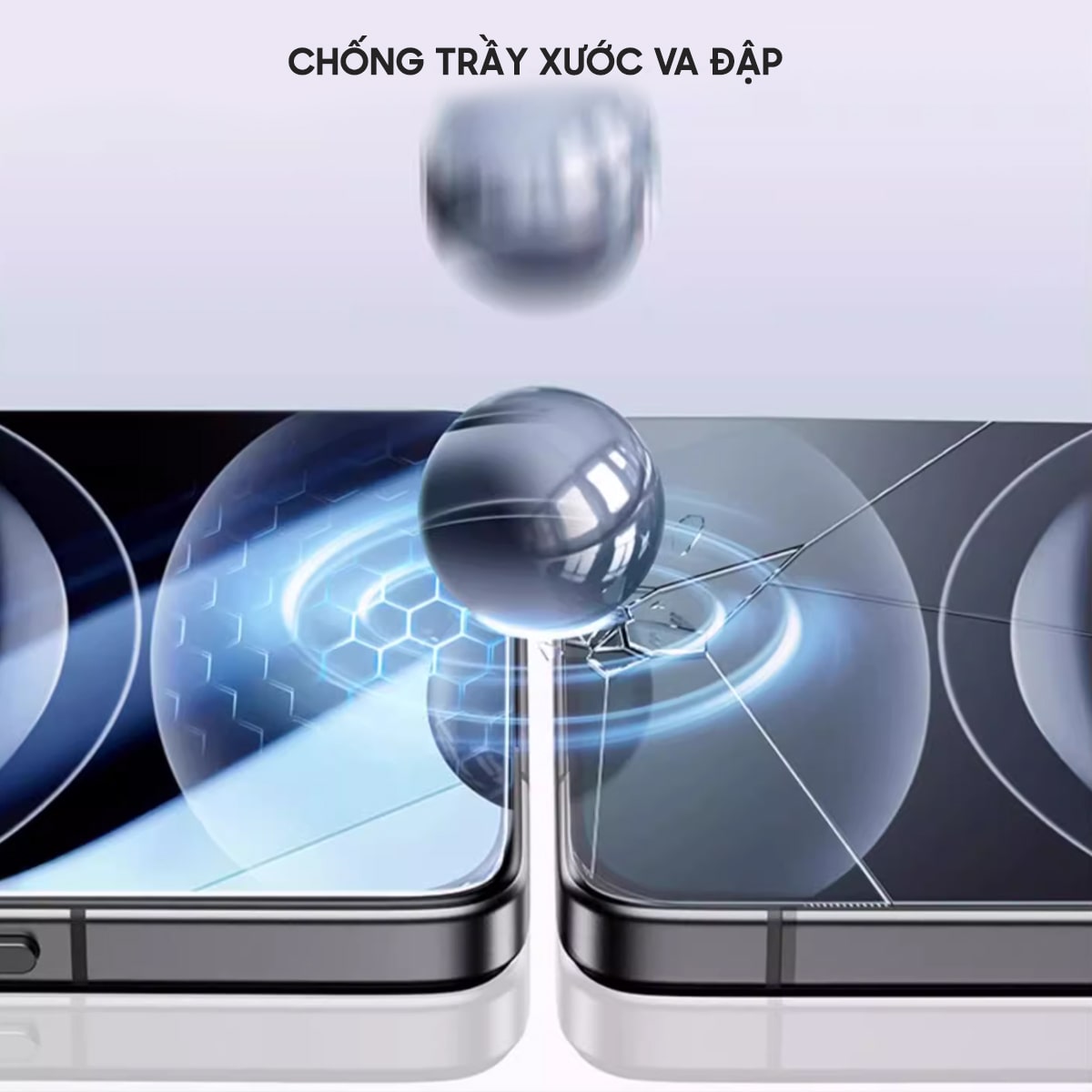 Kính cường lực Realme GT8 Pro trong suốt full màn hình chính hãng Smart Devil có khung hỗ trợ dán