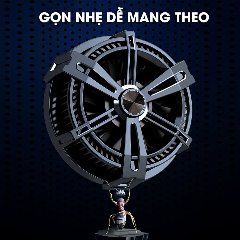 Quạt tản nhiệt điện thoại sò lạnh từ tính X12 công suất 10W Led RGB Gaming hỗ trợ tăng FPS Game Mobile Liên Quân Pubg FF