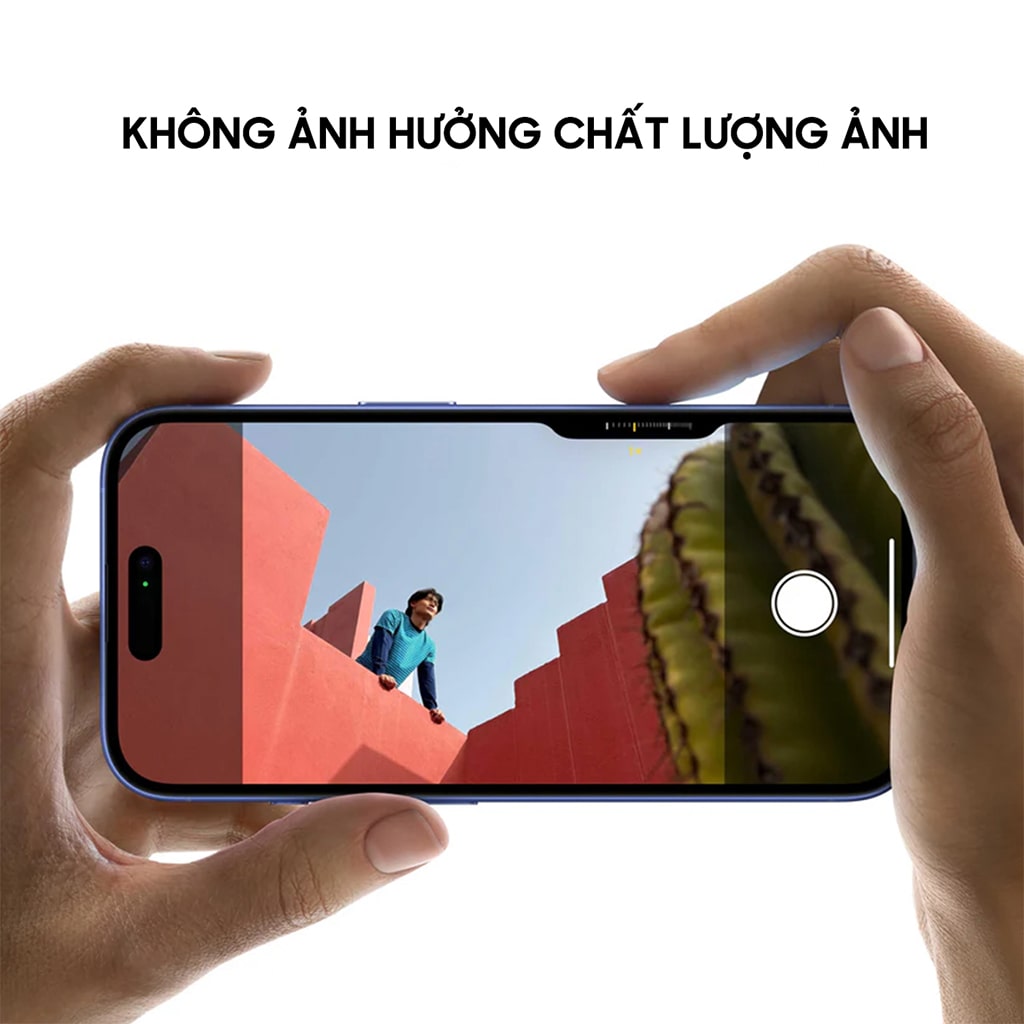 Dán cường lực camera Iphone 17 Pro thấu kính nổi 3D độ cứng 9H trong suốt chống trầy xước va đập