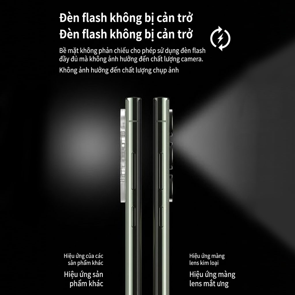 Dán mắt camera Samsung Galaxy S25 Ultra có kính cường lực chống trầy xước va đập bảo vệ camera