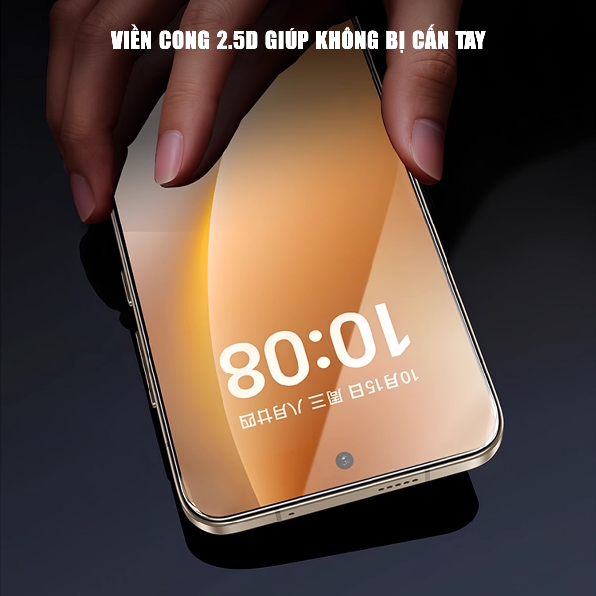 Kính cường lực Honor Power trong suốt không viền đen full màn hình Smart Devil có khung hỗ trợ dán