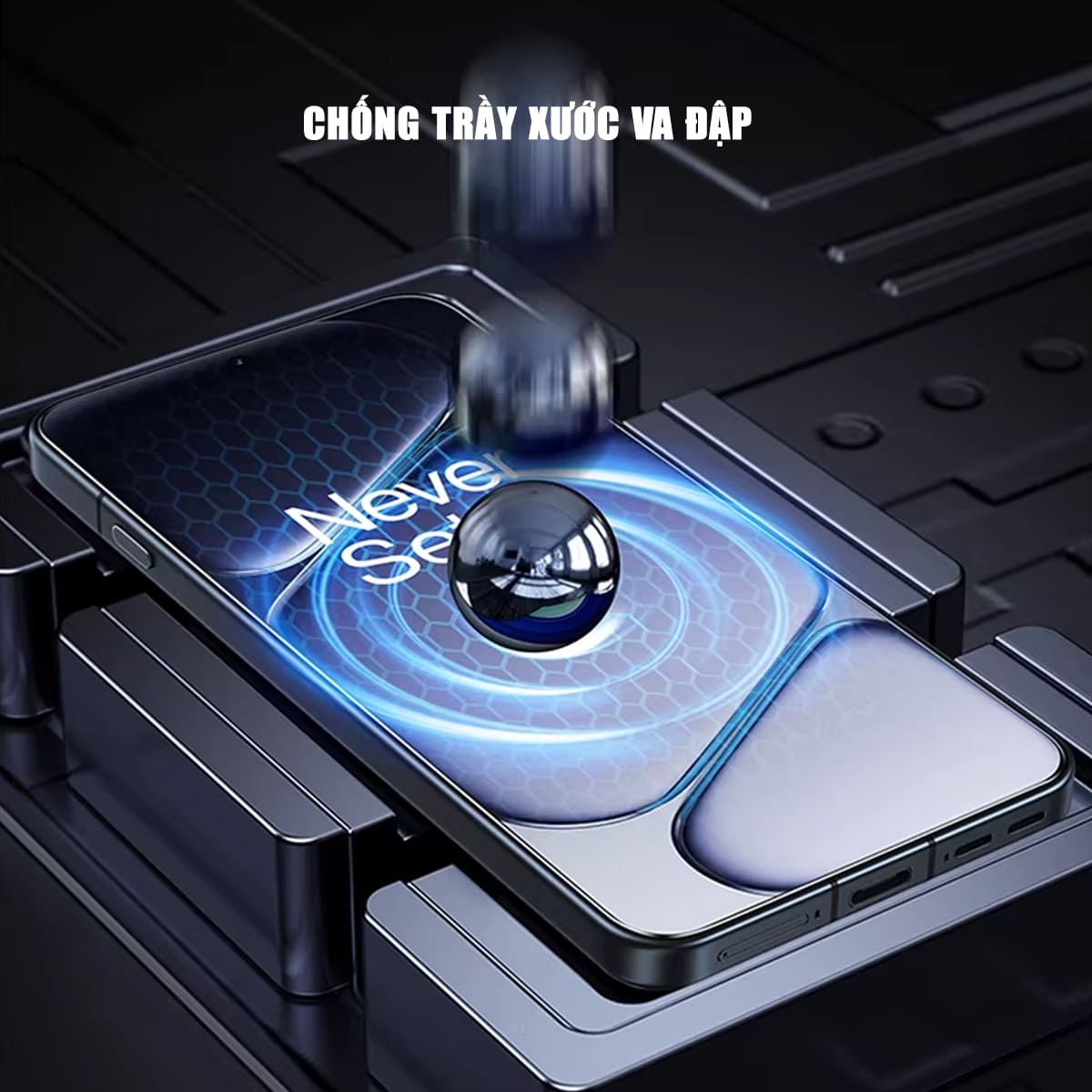 Kính cường lực Oneplus Ace 6 trong suốt không viền đen Full màn hình Smart Devil có khung hỗ trợ dán