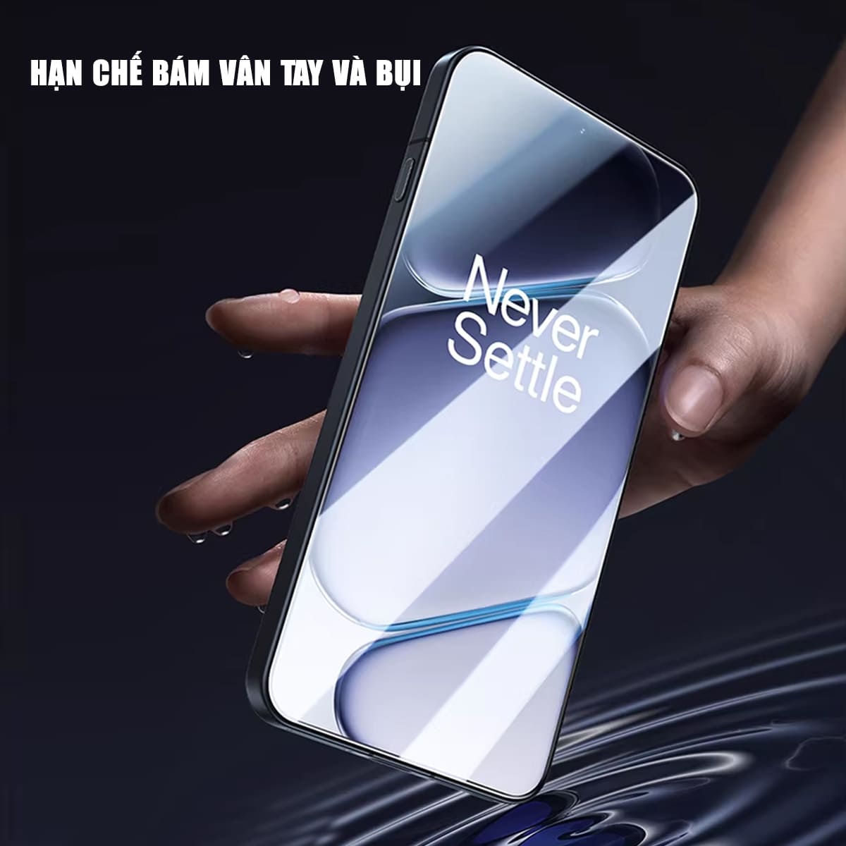 Kính cường lực Oneplus Ace 6 trong suốt không viền đen Full màn hình Smart Devil có khung hỗ trợ dán