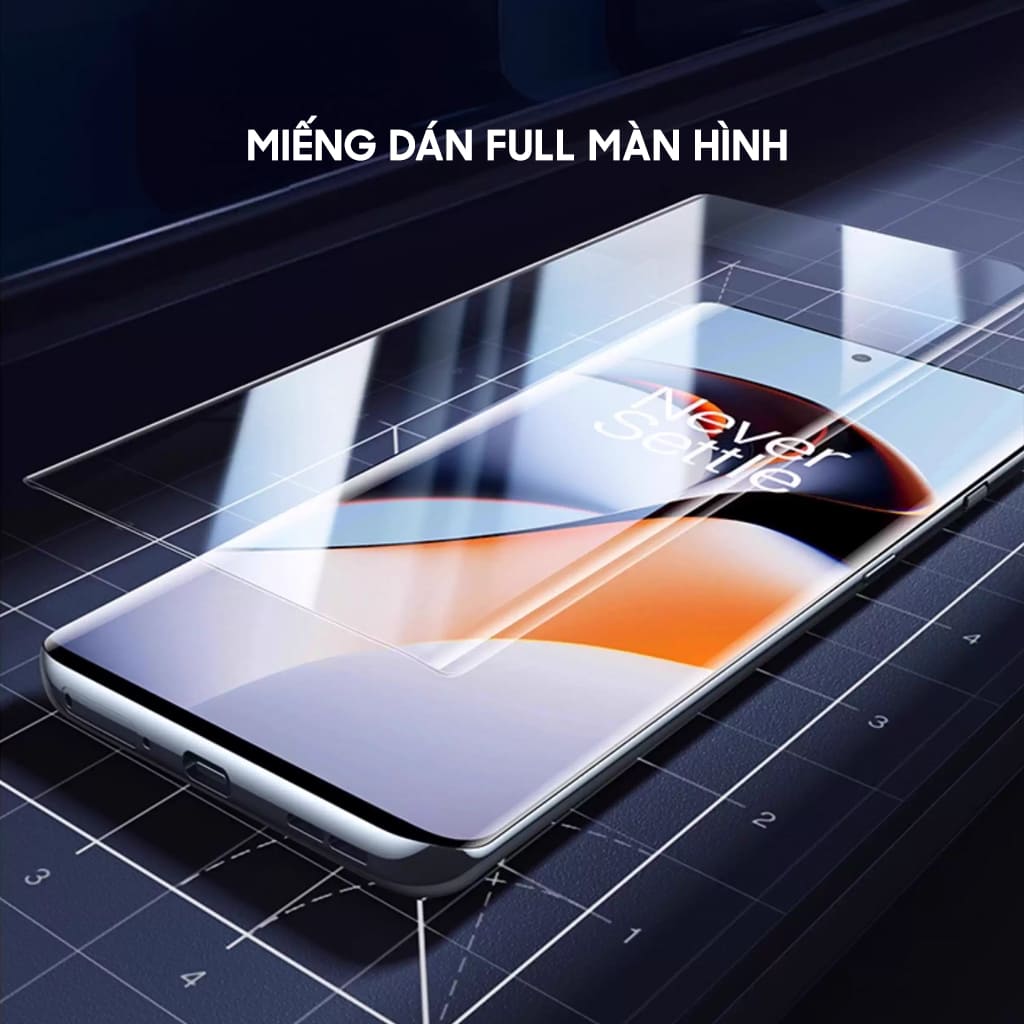 Dán màn hình Oneplus 13 5G full màn hình chính hãng Smart Devil Hydrogel PPF cao cấp dẻo trong suốt có khung hỗ trợ dán