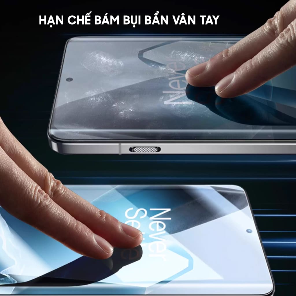 Dán màn hình Oneplus 13 5G full màn hình chính hãng Smart Devil Hydrogel PPF cao cấp dẻo trong suốt có khung hỗ trợ dán