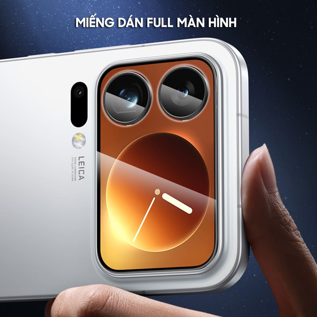 Kính cường lực màn hình phụ và camera Xiaomi 17 Pro Max chống chói AR Anti-Reflection Smart Devil chống trầy xước va đập