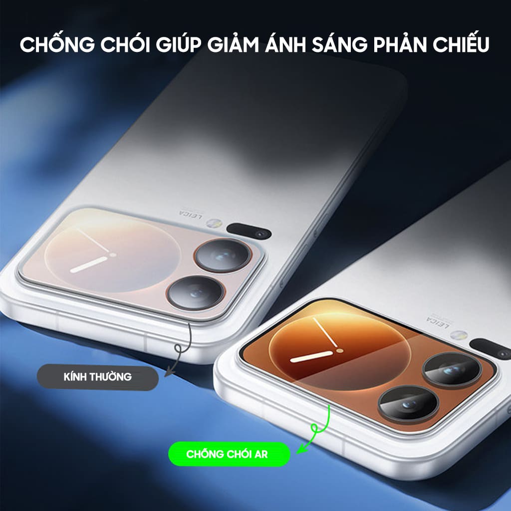 Kính cường lực màn hình phụ và camera Xiaomi 17 Pro Max chống chói AR Anti-Reflection Smart Devil chống trầy xước va đập