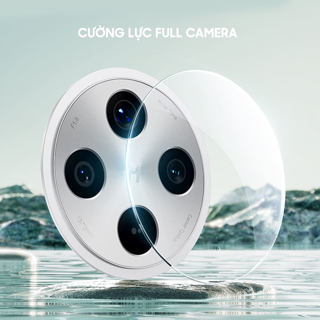 Kính cường lực camera Oppo Find X8 Pro thấu kính nổi 3D Smart Devil độ cứng 9H trong suốt chống trầy xước va đập