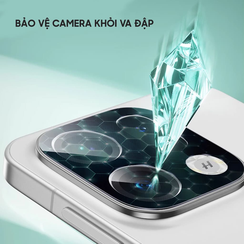 Kính cường lực camera Oppo Find X9 Pro thấu kính nổi 3D Smart Devil độ cứng 9H trong suốt chống trầy xước va đập