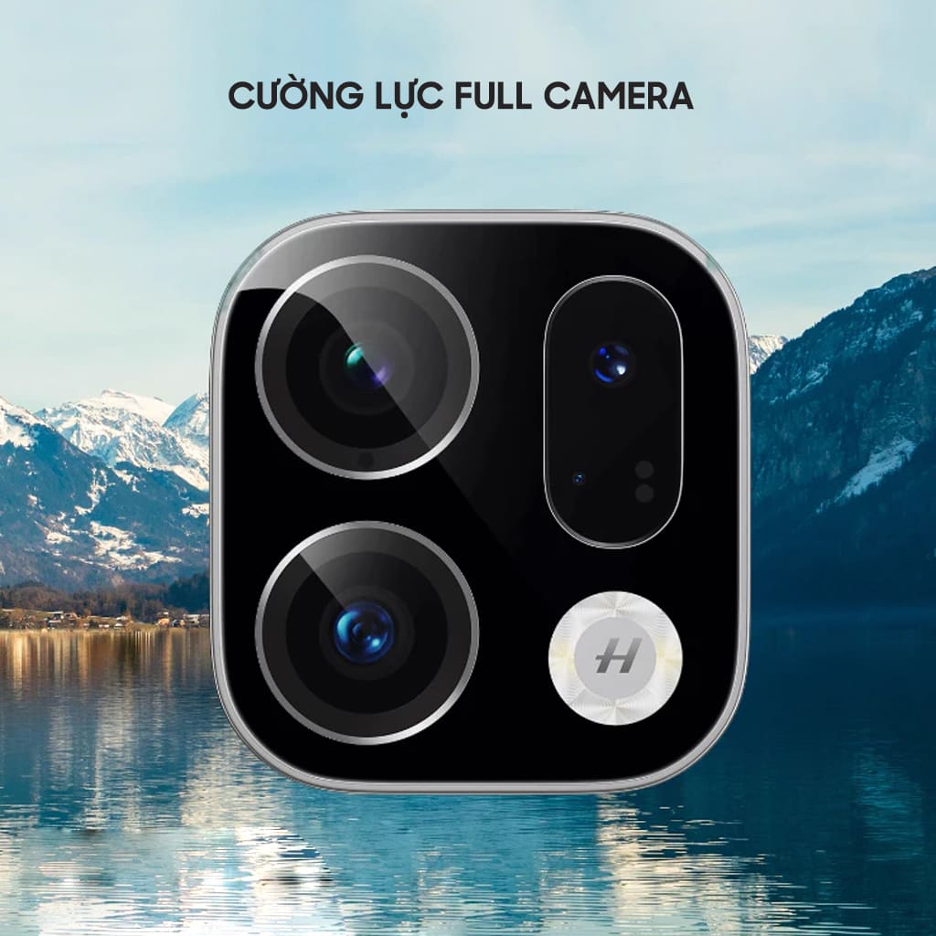 Kính cường lực camera Oppo Find X9 Pro thấu kính nổi 3D Smart Devil độ cứng 9H trong suốt chống trầy xước va đập