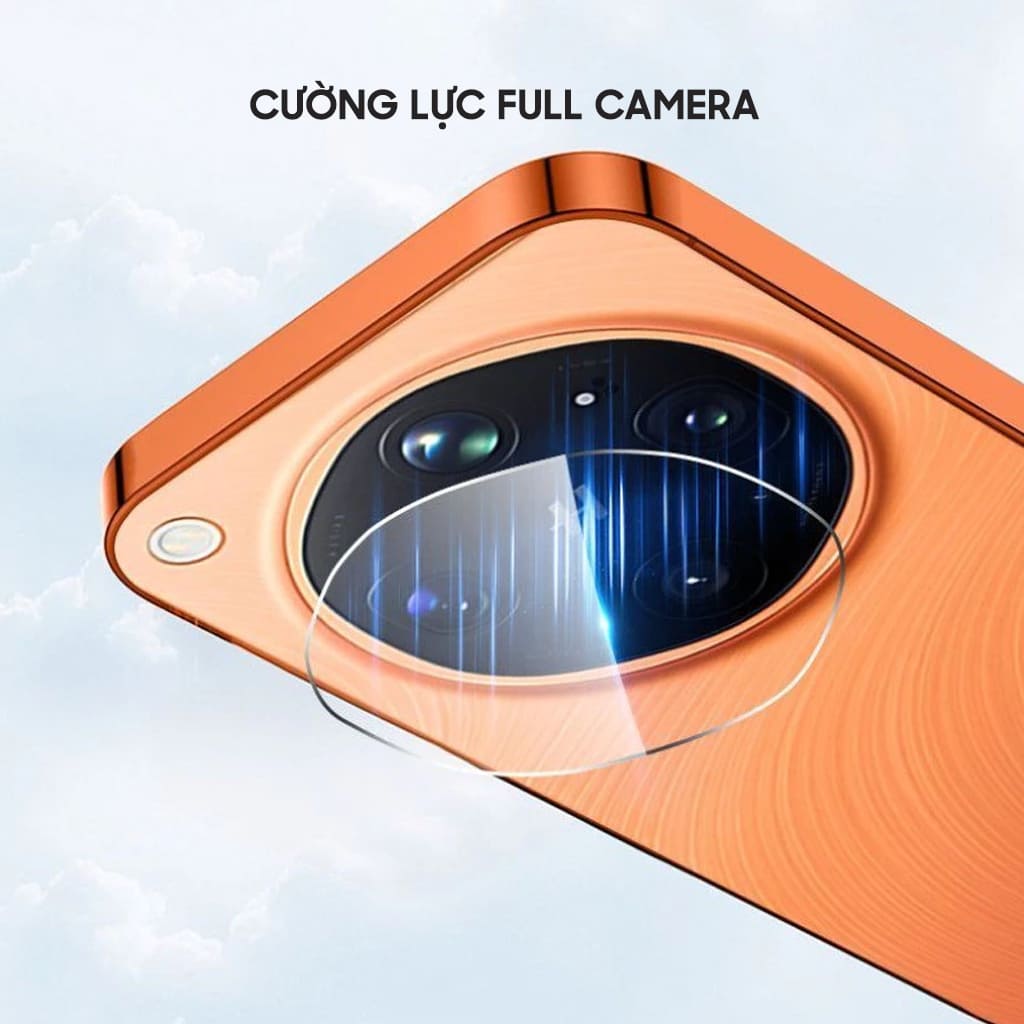 Kính cường lực camera Oppo Find X9 Ultra thấu kính nổi 3D Smart Devil độ cứng 9H trong suốt chống trầy xước va đập