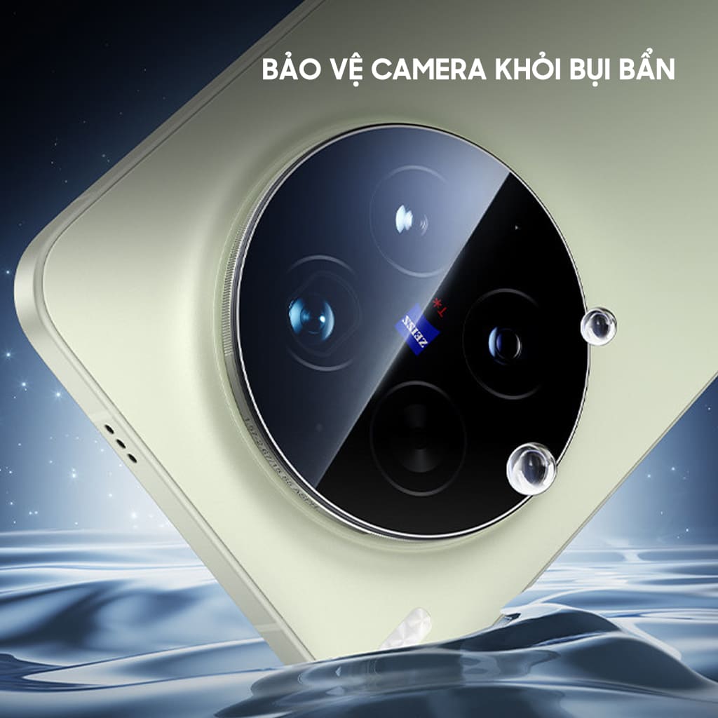 Kính cường lực camera Vivo X300 Ultra thấu kính nổi 3D Smart Devil độ cứng 9H trong suốt chống trầy xước va đập