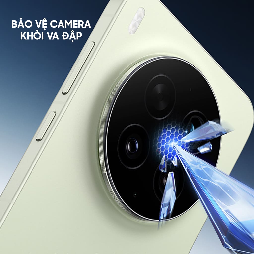 Kính cường lực camera Vivo X300 Ultra thấu kính nổi 3D Smart Devil độ cứng 9H trong suốt chống trầy xước va đập