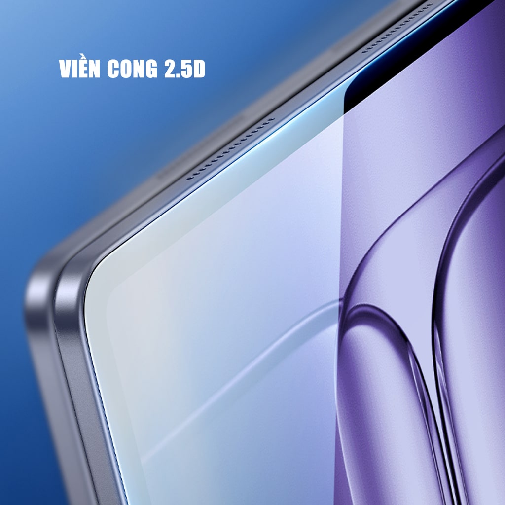 Kính cường lực Oneplus Pad 3 Pro full màn hình không viền đen hãng Smart Devil có khung hỗ trợ dán