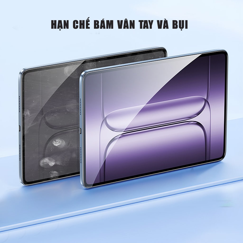 Kính cường lực Oneplus Pad 3 Pro full màn hình không viền đen hãng Smart Devil có khung hỗ trợ dán