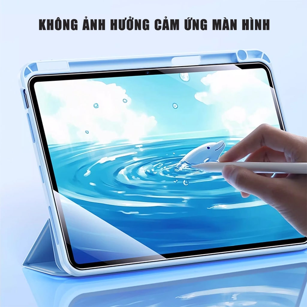 Kính cường lực Oneplus Pad 3 Pro full màn hình không viền đen hãng Smart Devil có khung hỗ trợ dán