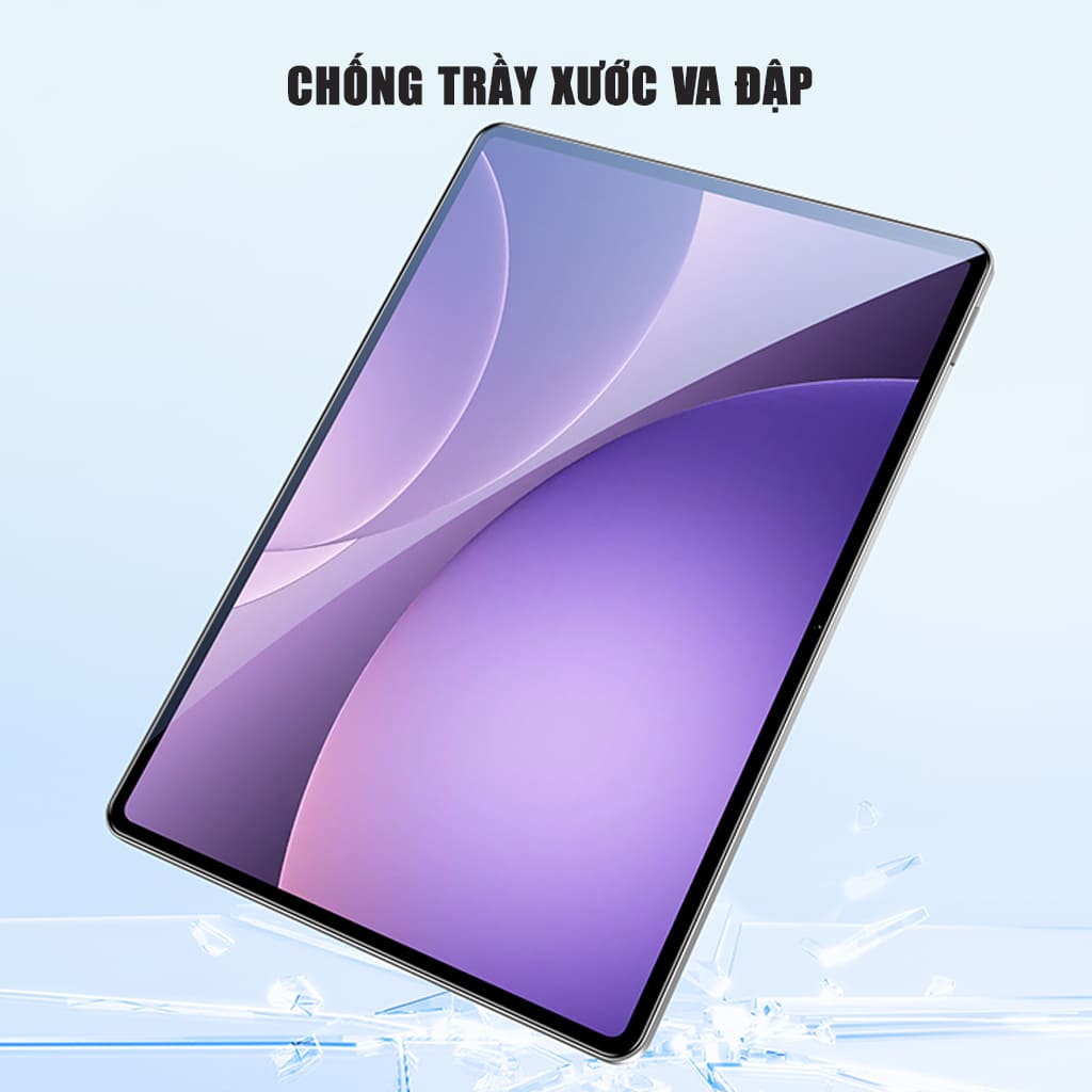 Kính cường lực Oppo Pad 5 Pro 13.2 Inch Smart Devil full màn hình trong suốt không viền đen có khung hỗ trợ dán