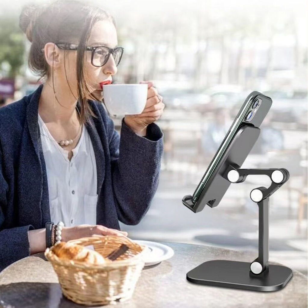 Giá Đỡ Điện Thoại Để Bàn Gấp Gọn X2 Giá đỡ Điện Thoại Livestream Xem Phim Siêu Tiện Lợi