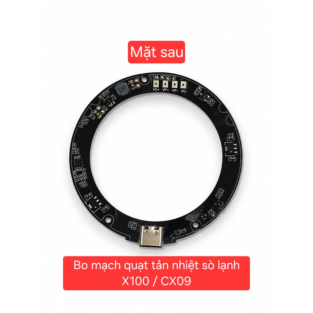 Linh kiện Main bo mạch dùng cho quạt sò lạnh tản nhiệt điện thoại CX09 thay thế sửa chữa quạt zin chính hãng