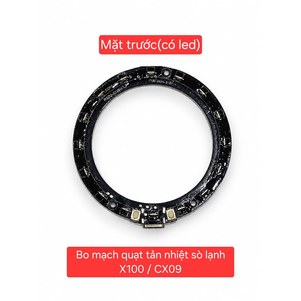 Linh kiện Main bo mạch dùng cho quạt sò lạnh tản nhiệt điện thoại CX09 thay thế sửa chữa quạt zin chính hãng