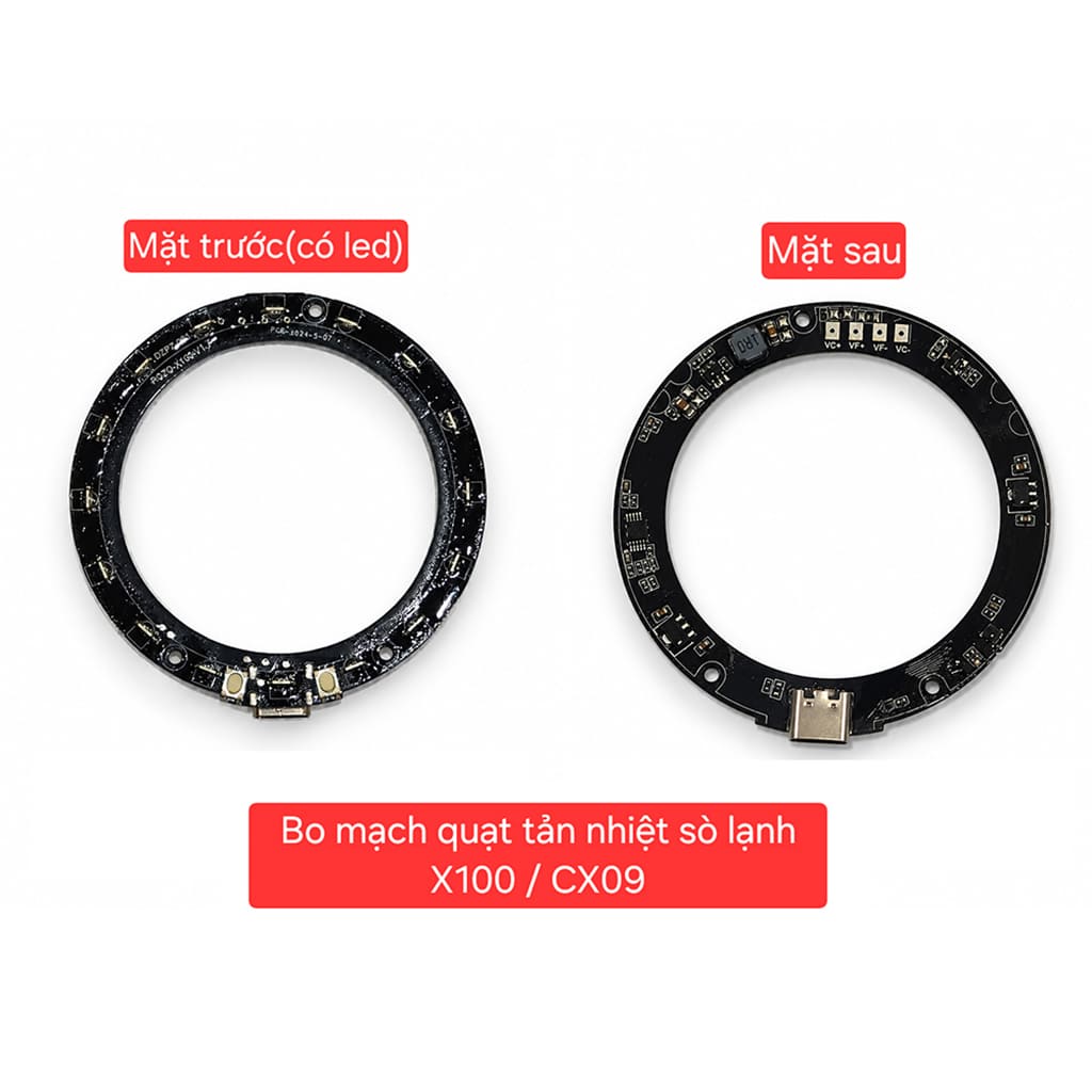 Linh kiện Main bo mạch dùng cho quạt sò lạnh tản nhiệt điện thoại CX09 thay thế sửa chữa quạt zin chính hãng