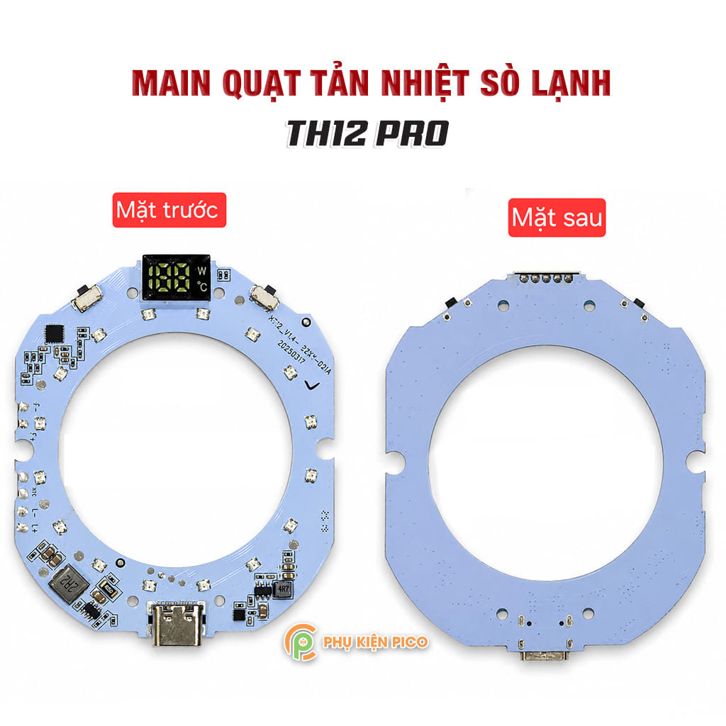 Linh kiện Main bo mạch dùng cho quạt sò lạnh tản nhiệt điện thoại TH12 Pro thay thế sửa chữa quạt zin chính hãng